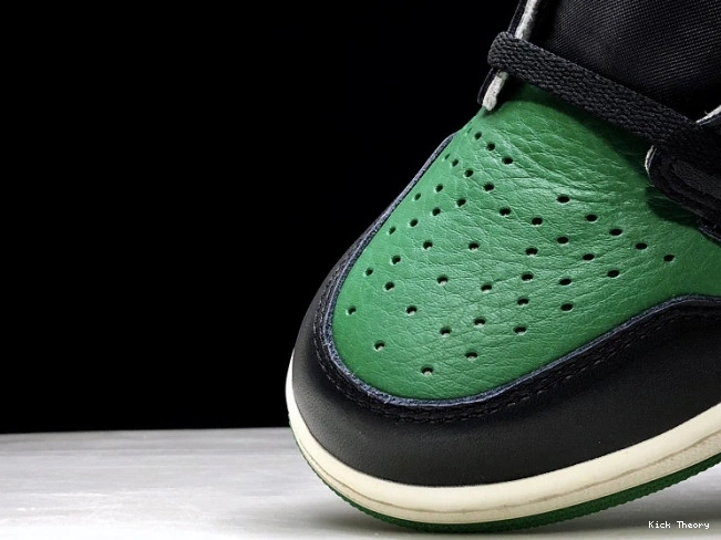 Kicktheory Green Pine NRG Jordan High 555088-302 1 Air OG Sail-Black 0727